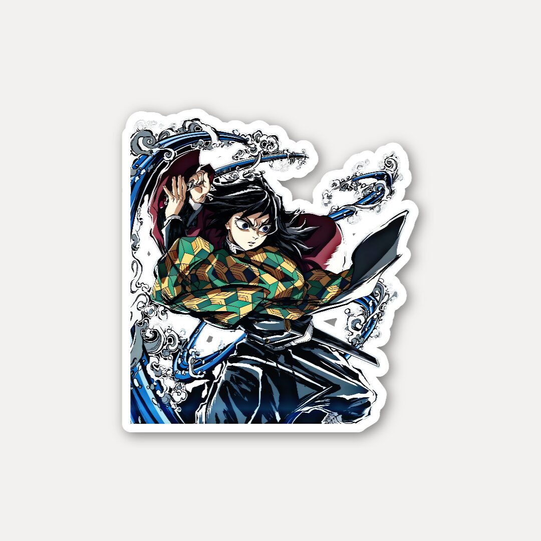 Giyu Tomioka Water Form Sticker