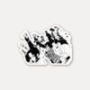 Hashira Walk Panel Sticker - Black and White Unity