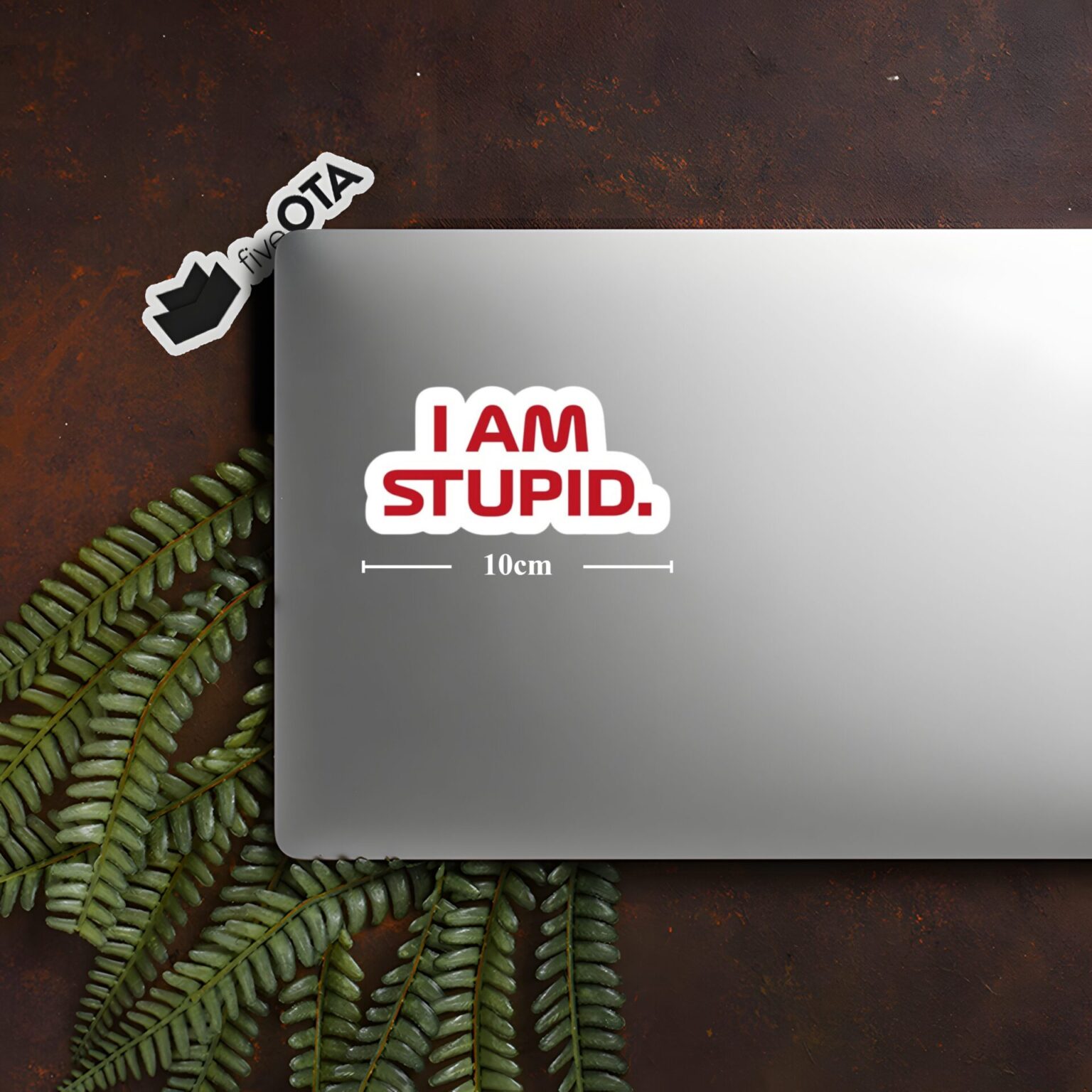 I Am Stupid Leclerc Quote Sticker