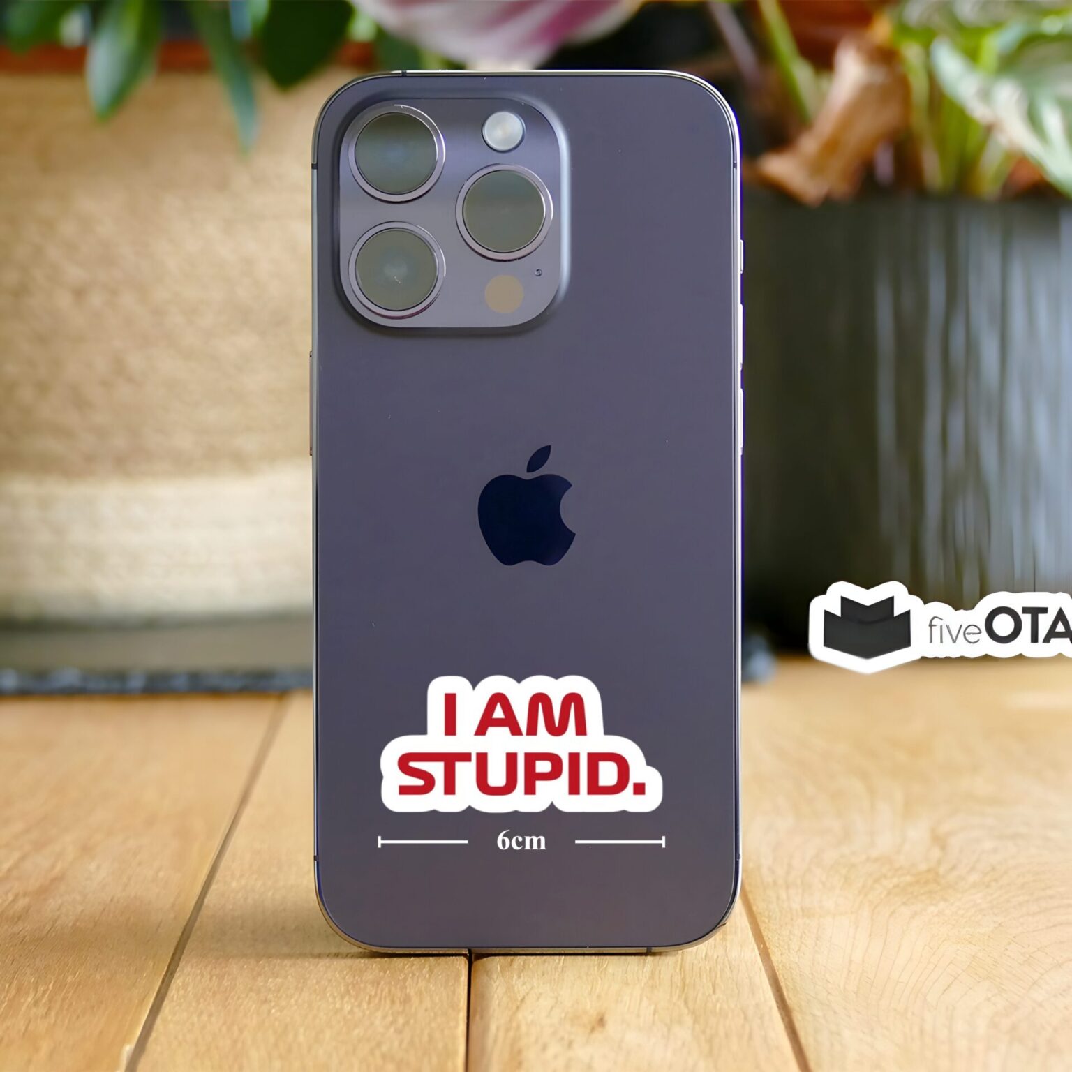 I Am Stupid Leclerc Quote Sticker