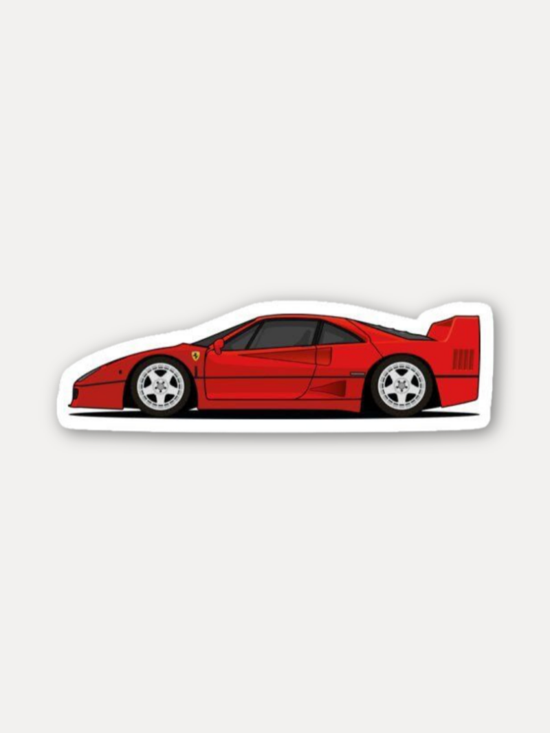 Italian Ferrari Car Sticker