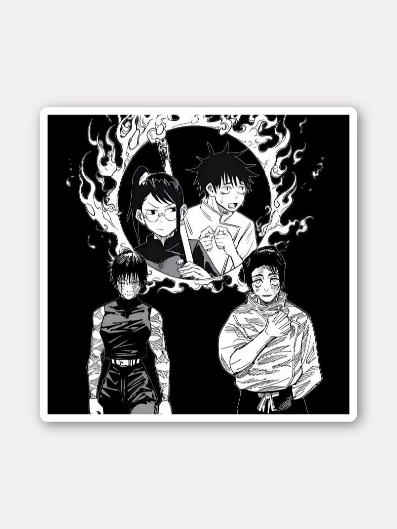 Jujutsu Kaisen Volume 0 Characters Sticker