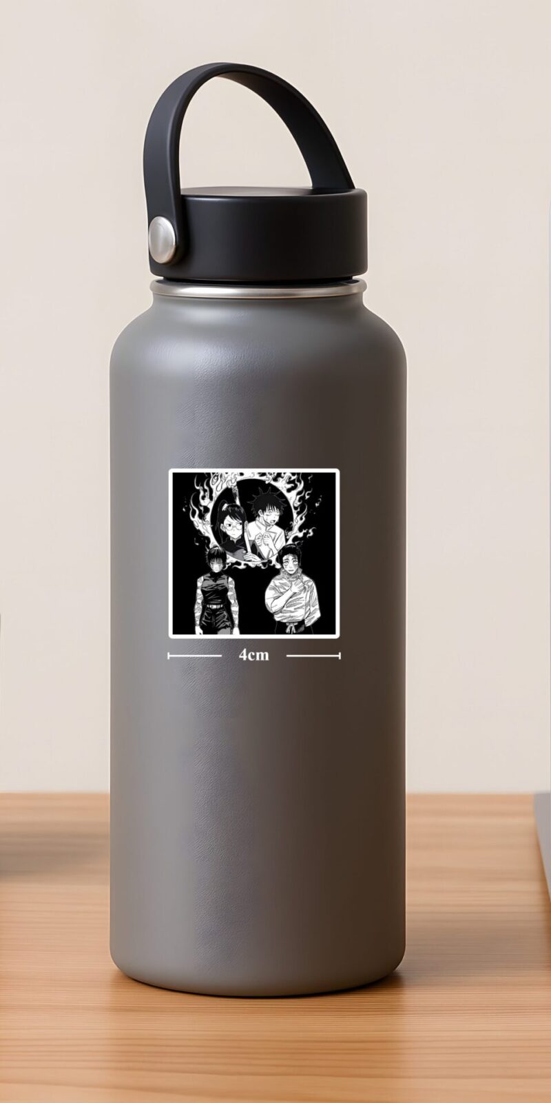 Celebrate the Jujutsu Kaisen Volume 0 Characters Sticker. A striking manga vinyl design perfect for laptops, bottles, and cases.