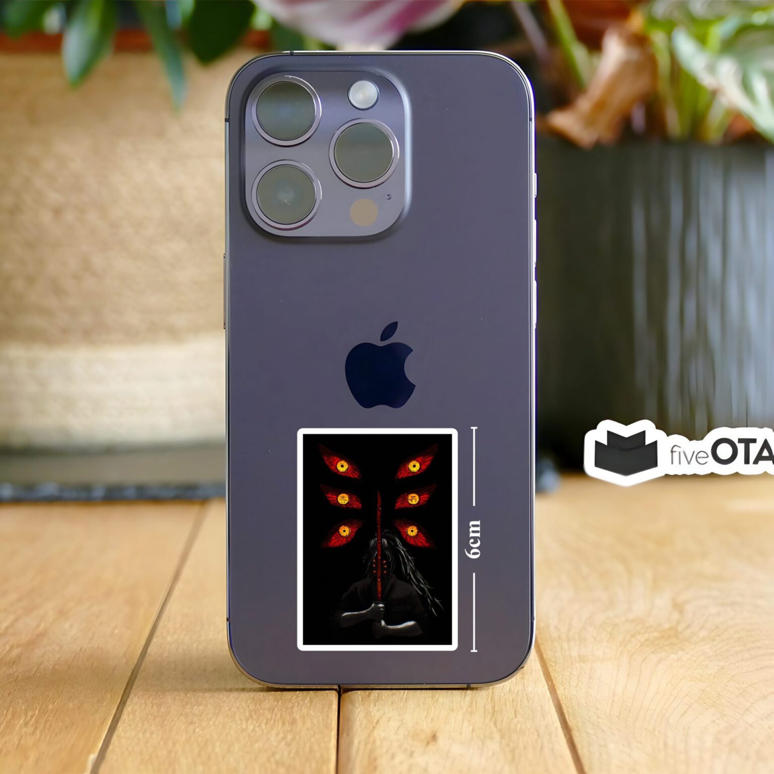 Kokushibo Six Eyes Sticker - Upper Moon One Stares Back