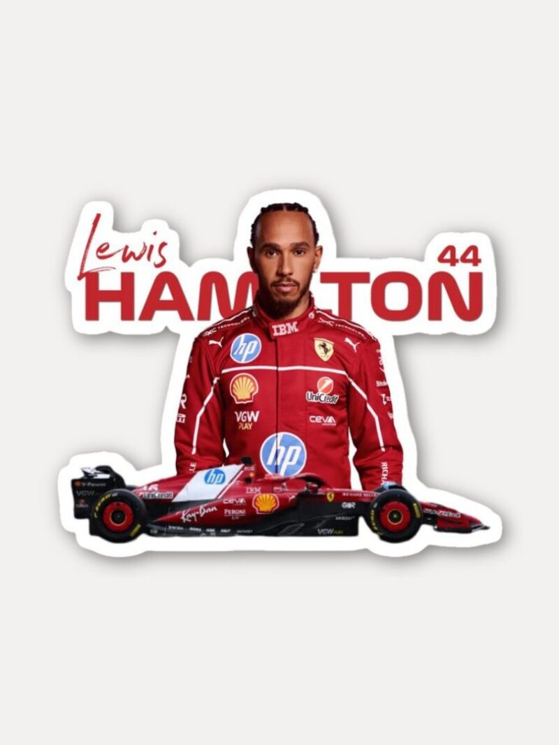 Lewis Hamilton 7-Time Champ Sticker