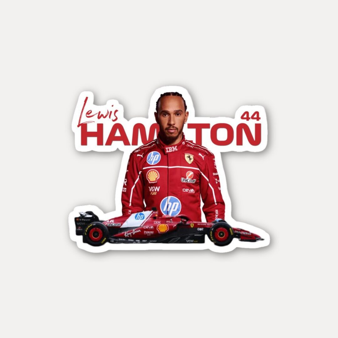 Lewis Hamilton 7-Time Champ Sticker