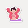 Luffy Chill Pose Sticker One Piece