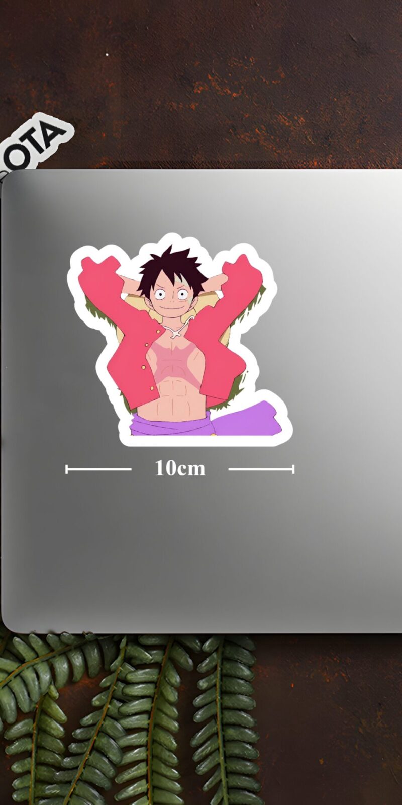 Luffy-Chill-Pose-Sticker-One-Piece-L-10-cm