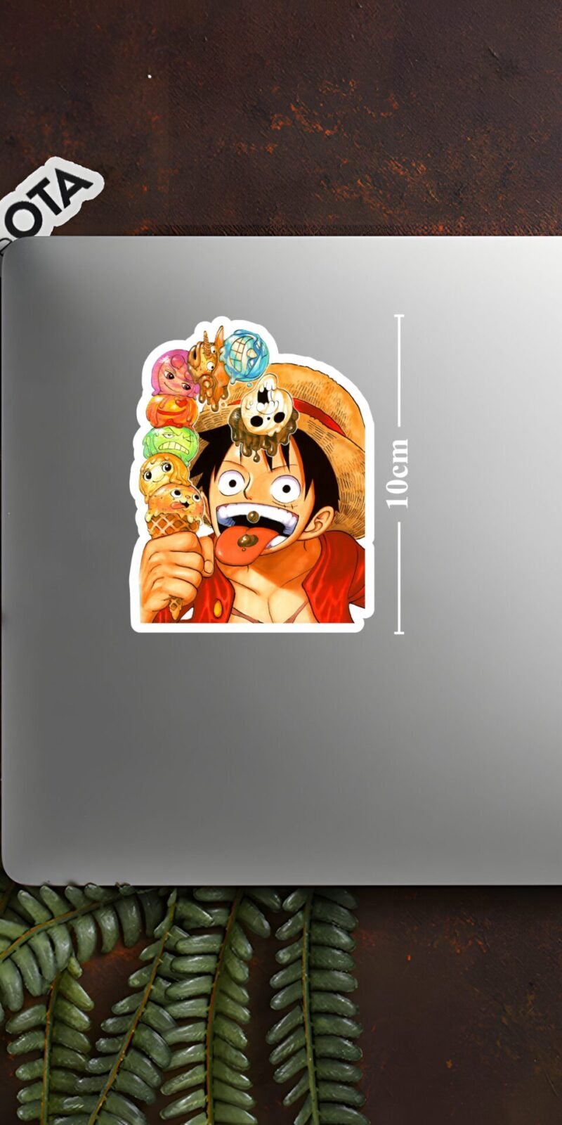 Luffy-Ice-Cream-Feast-Sticker-One-Piece-L-10-cm