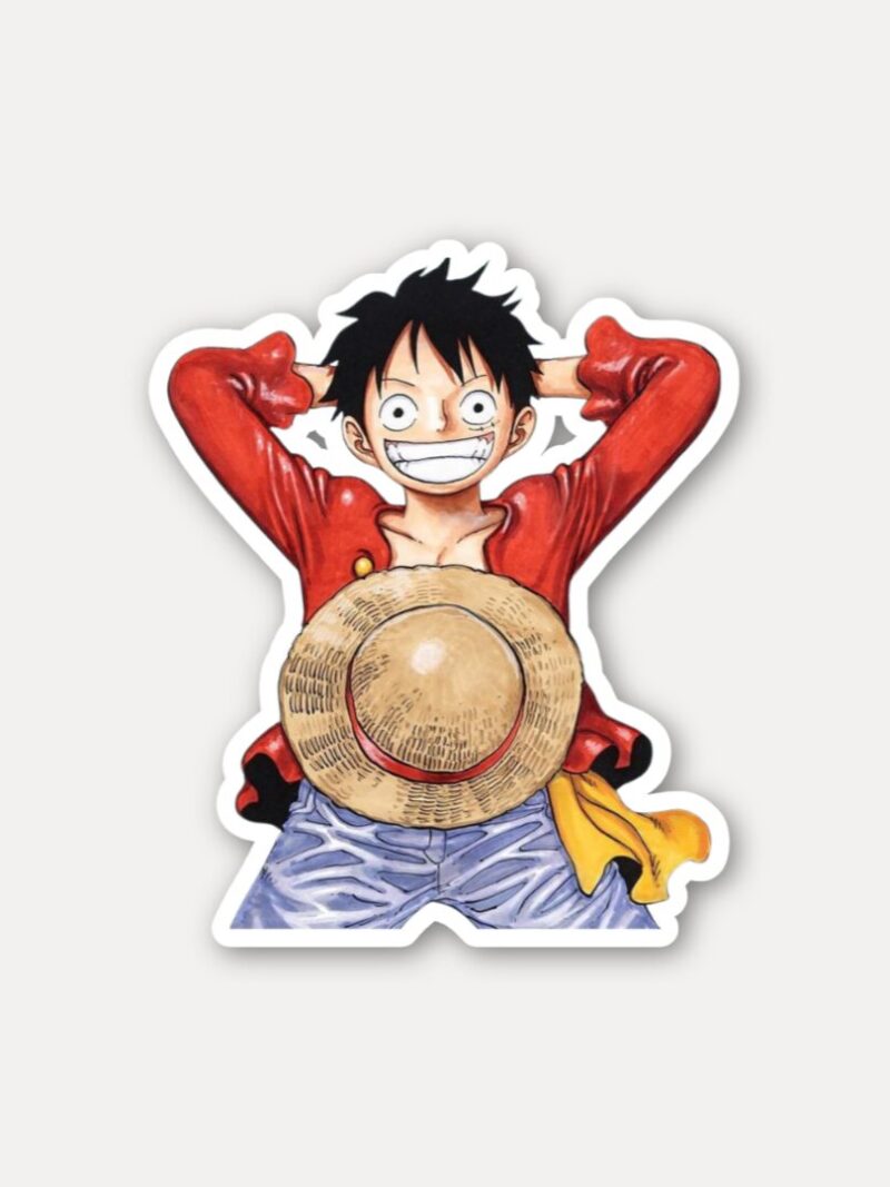 Luffy Iconic Straw Hat Smile Sticker