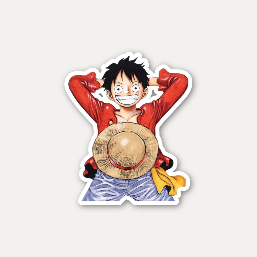 Luffy Iconic Straw Hat Smile Sticker