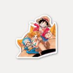Luffy Nami Chopper One Piece Sticker