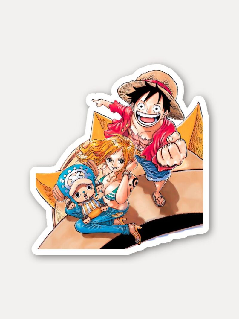 Luffy Nami Chopper One Piece Sticker