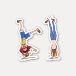 Luffy and Nami One Piece Sticker