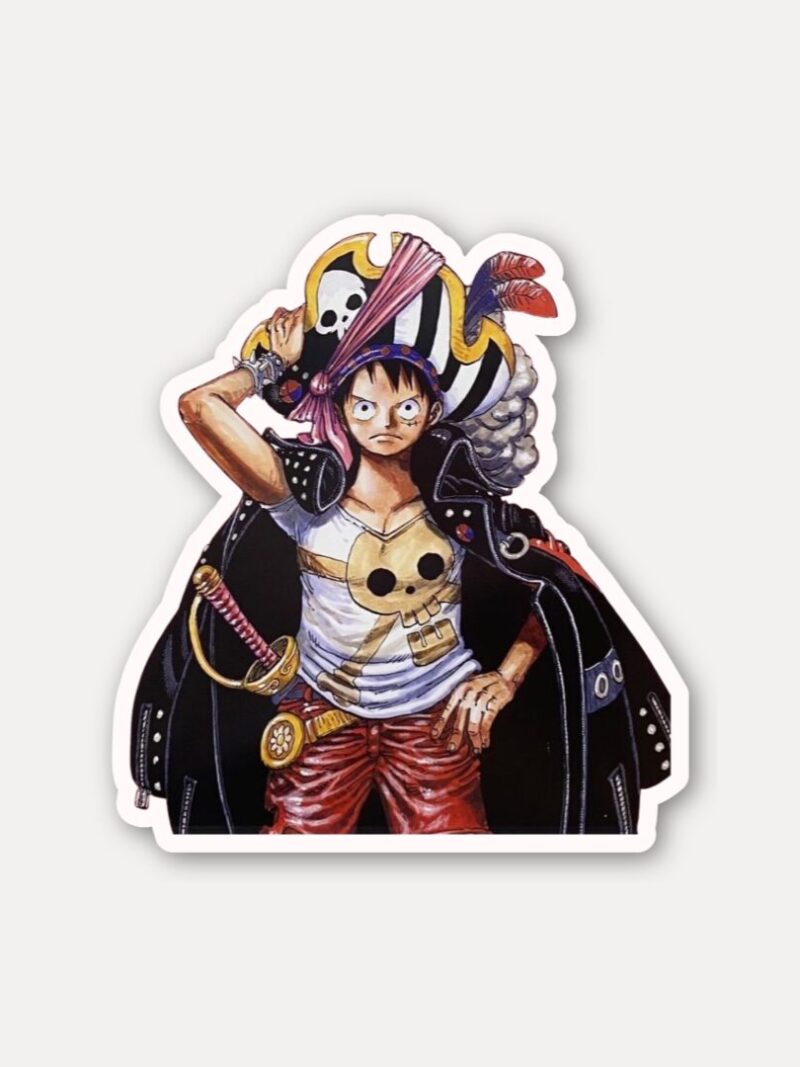 Luffy Pirate Captain Pose Sticker One Piece