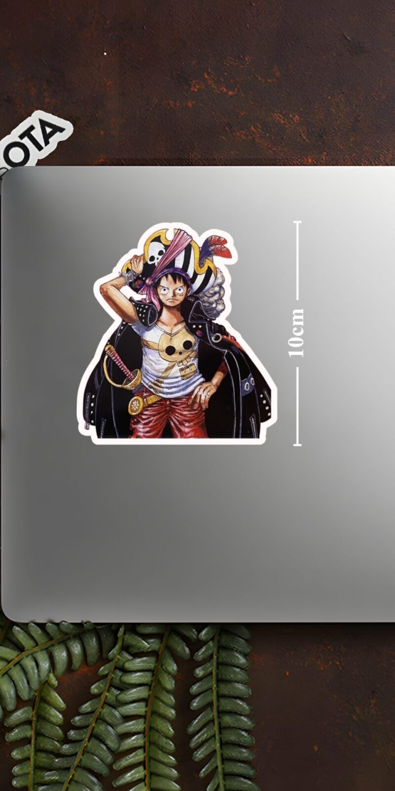 Luffy-Pirate-Captain-Pose-Sticker-One-Piece-L-10-cm
