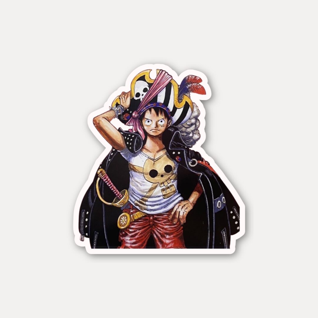 Luffy Pirate Captain Pose Sticker One Piece