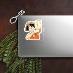 Luffy Punch One Piece Sticker