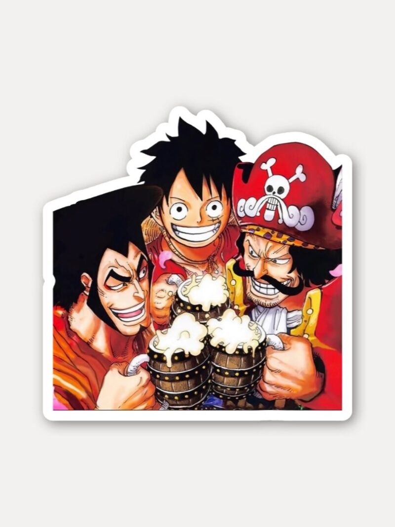 Luffy Roger Oden Legendary Cheers Sticker