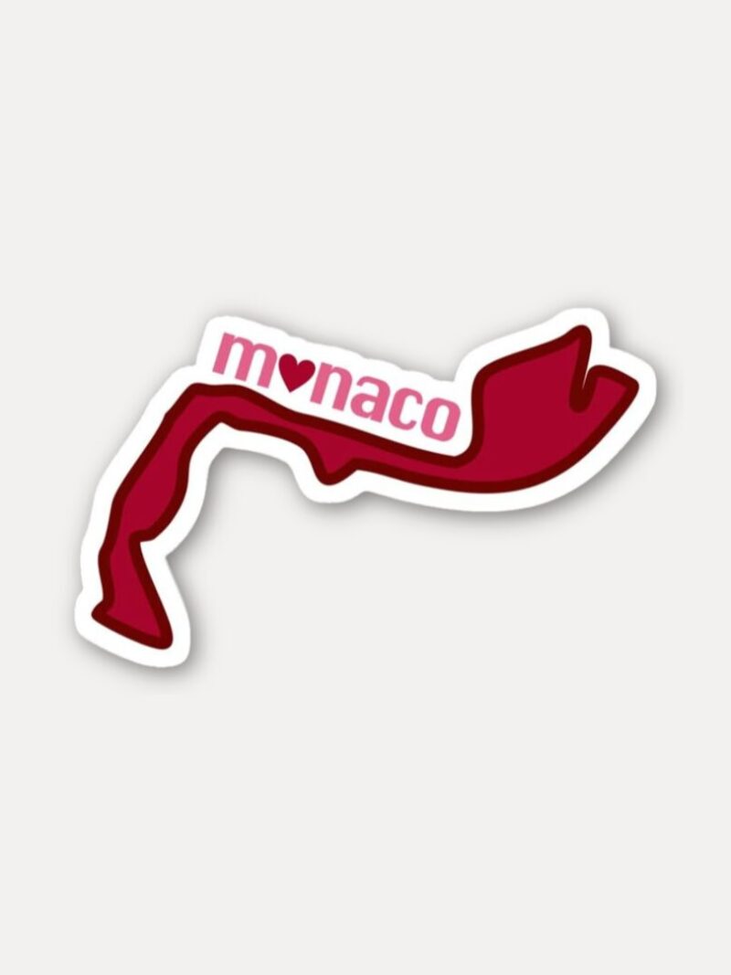 Monaco Heart Layout Sticker