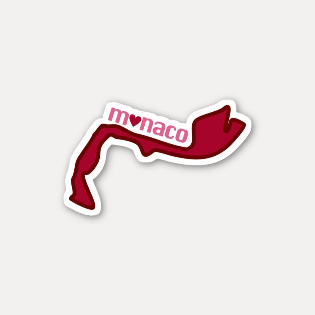 Monaco Heart Layout Sticker