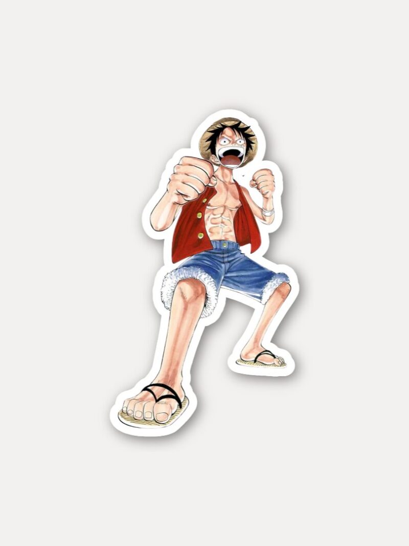 Monkey D. Luffy Battle Pose Sticker