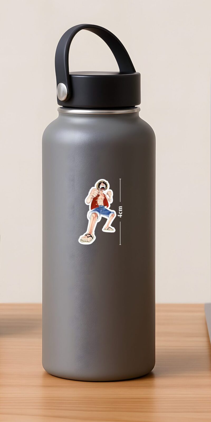 Show your love for the Monkey D. Luffy Battle Pose Sticker. A durable One Piece vinyl design perfect for laptops, bottles, and phone cases.