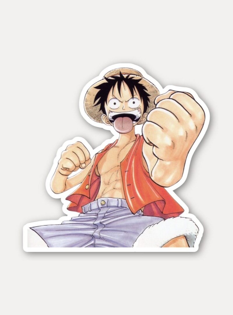 Monkey D. Luffy Classic Pose One Piece Sticker