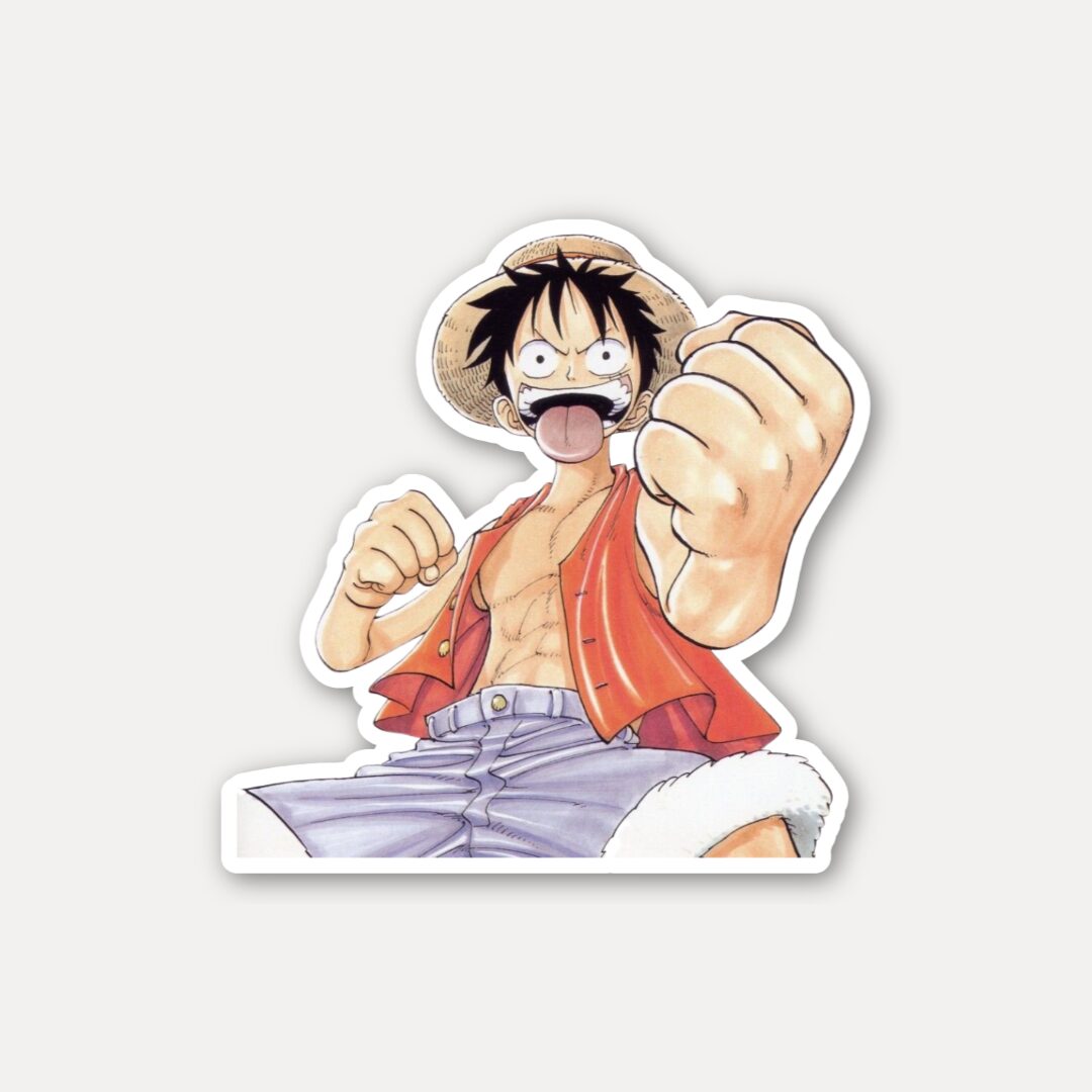 Monkey D. Luffy Classic Pose One Piece Sticker