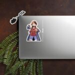 Monkey D. Luffy Pirate Outfit One Piece Sticker
