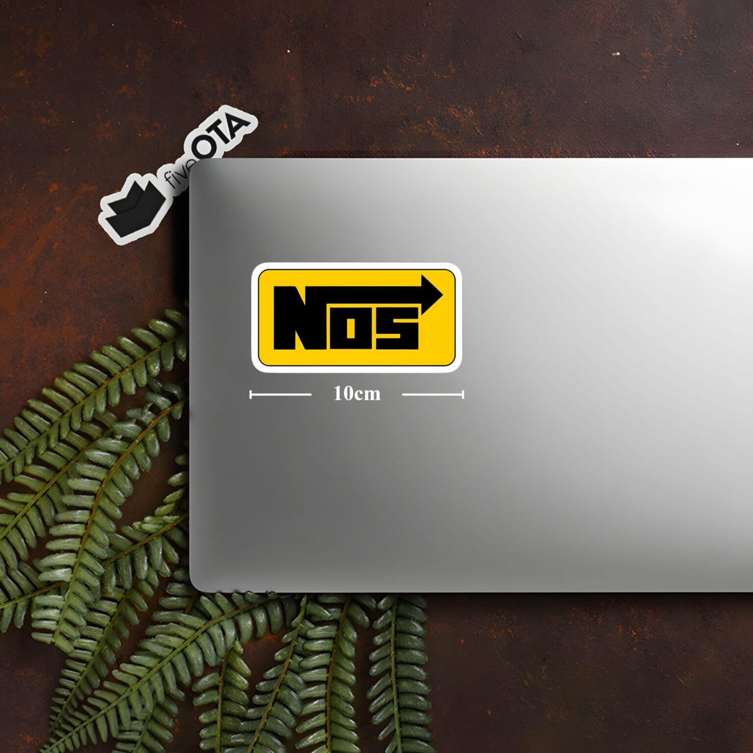 NOS Turbo Arrow Sticker