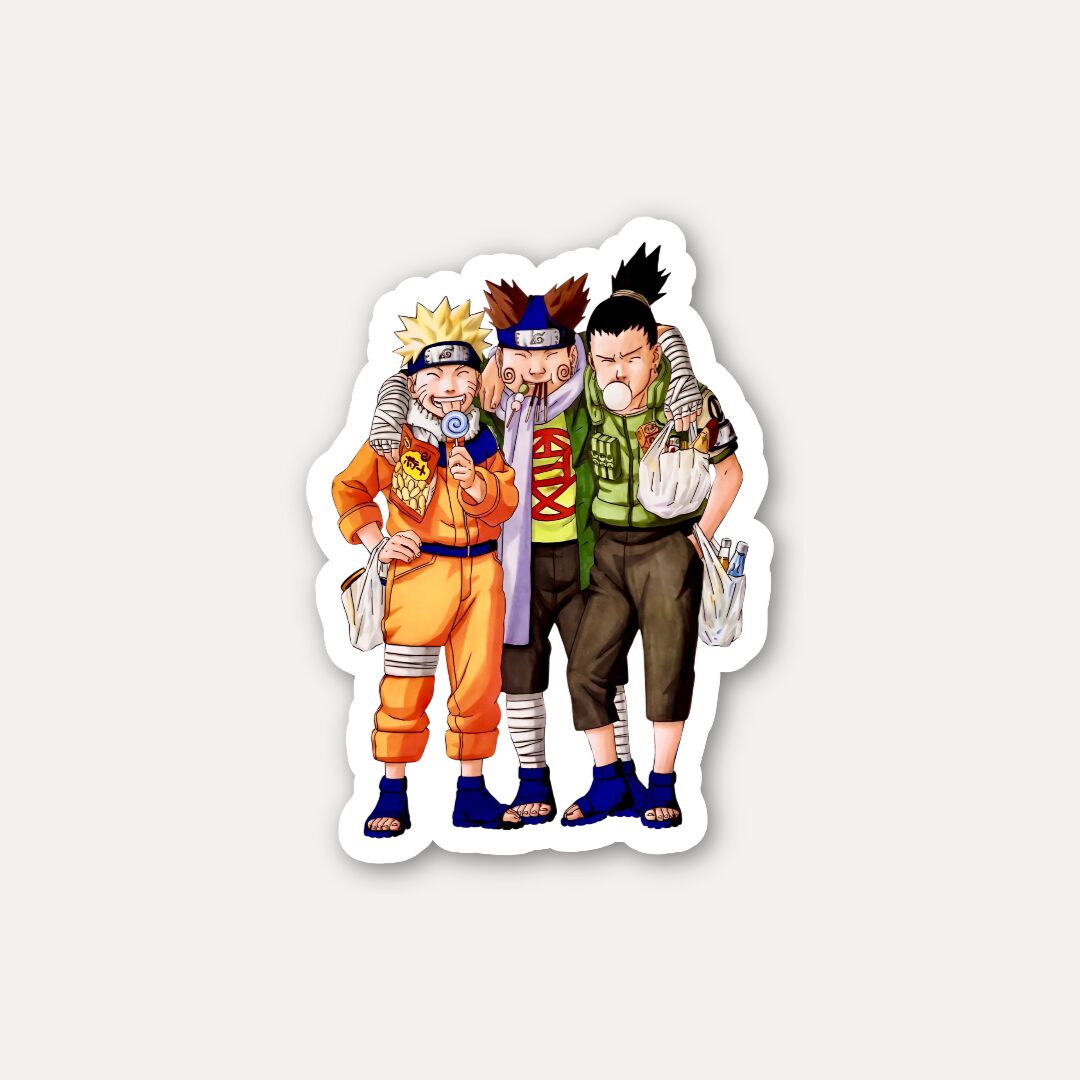 Naruto Choji Shikamaru Squad Sticker Naruto