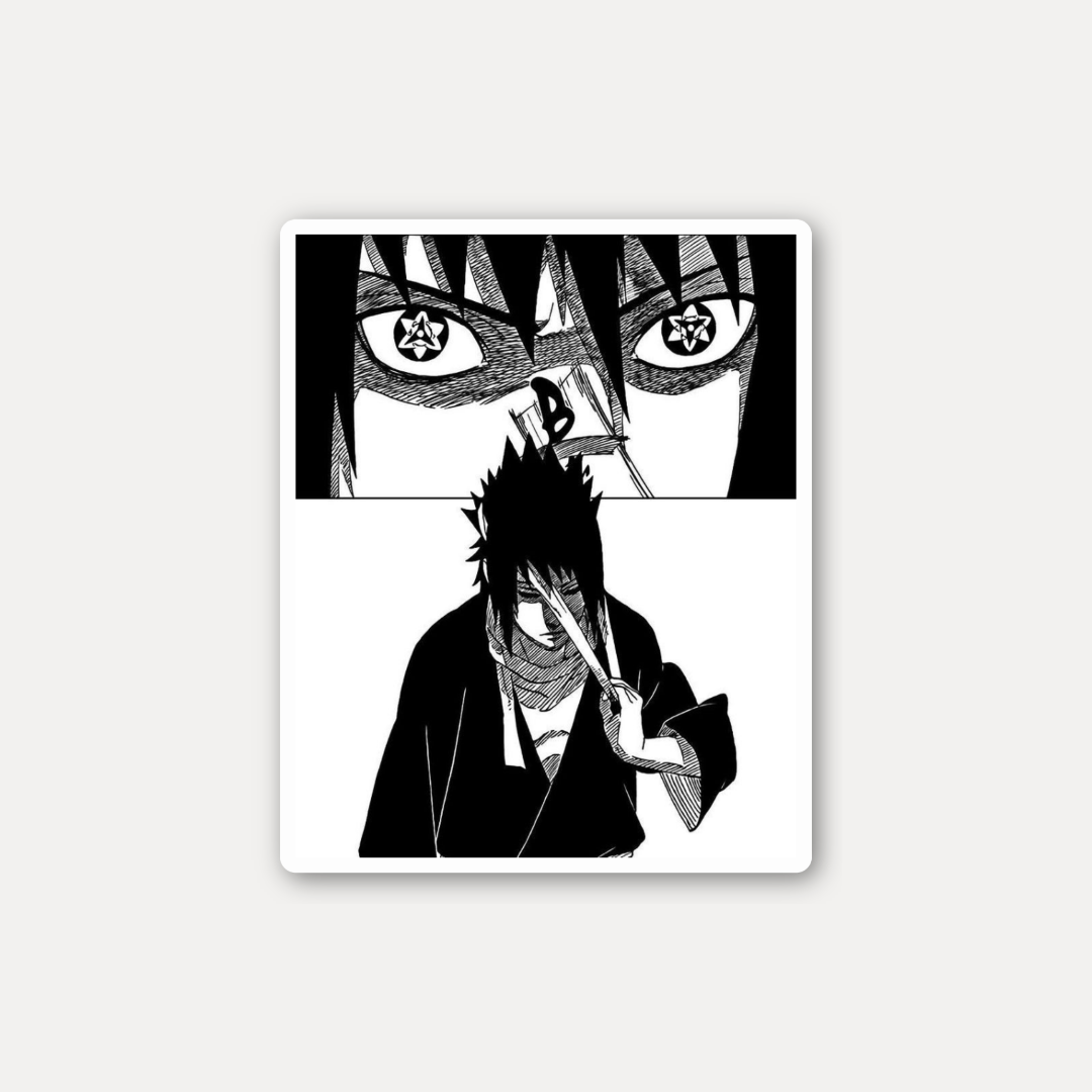Sasuke Mangekyo Sharingan Panel Sticker