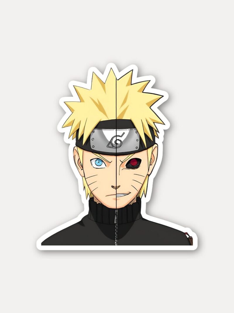 Naruto Split Face Sticker Naruto