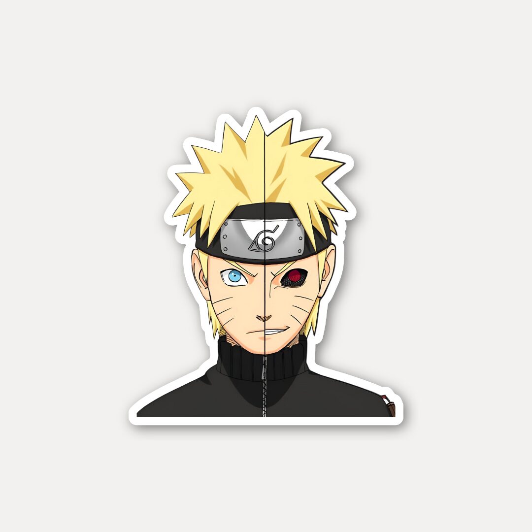Naruto Split Face Sticker Naruto
