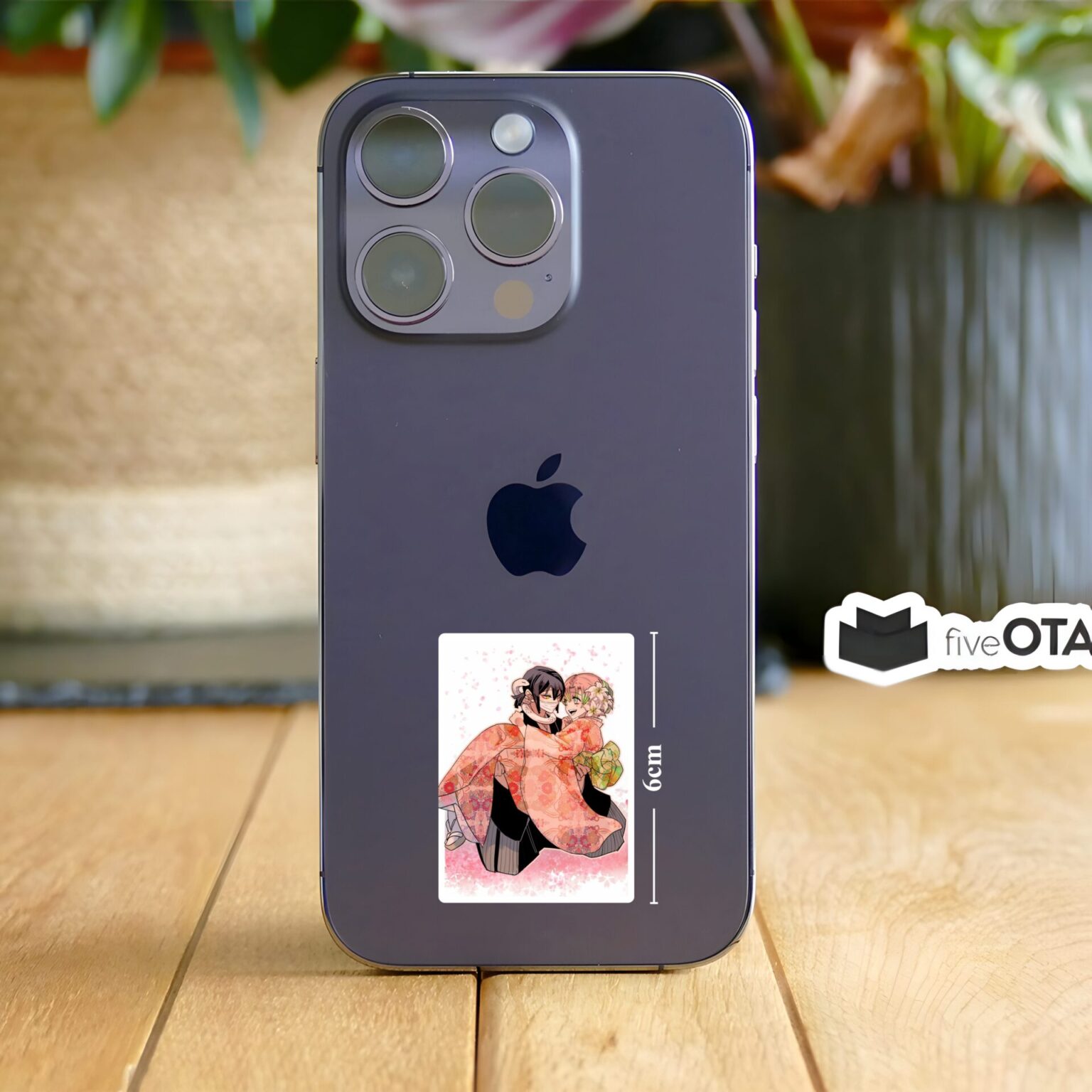 Obanai and Mitsuri Wedding Kimono Sticker