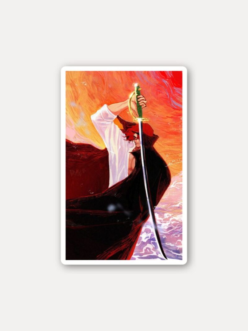 One Piece Shanks Sword Draw Sticker