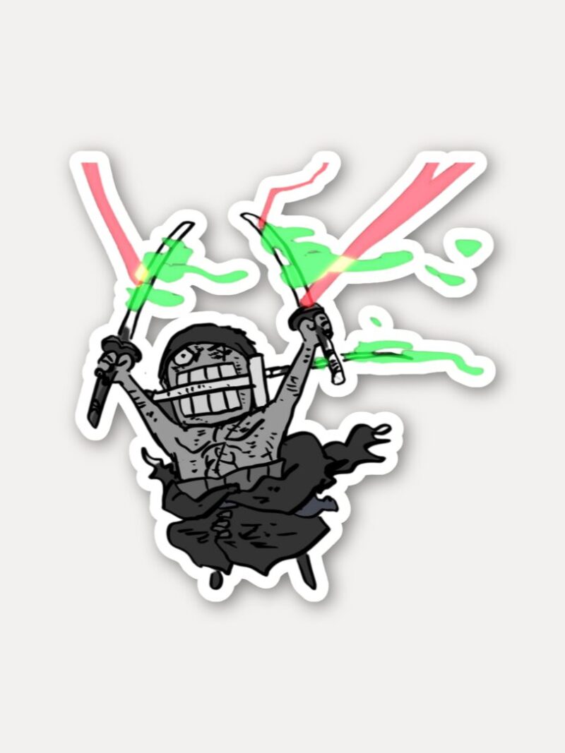 One Piece Zoro Meme Sticker