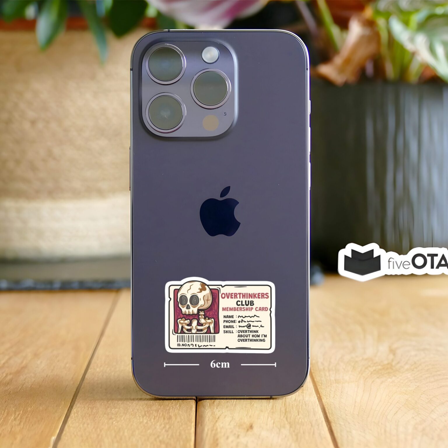 Overthinkers Club Sticker