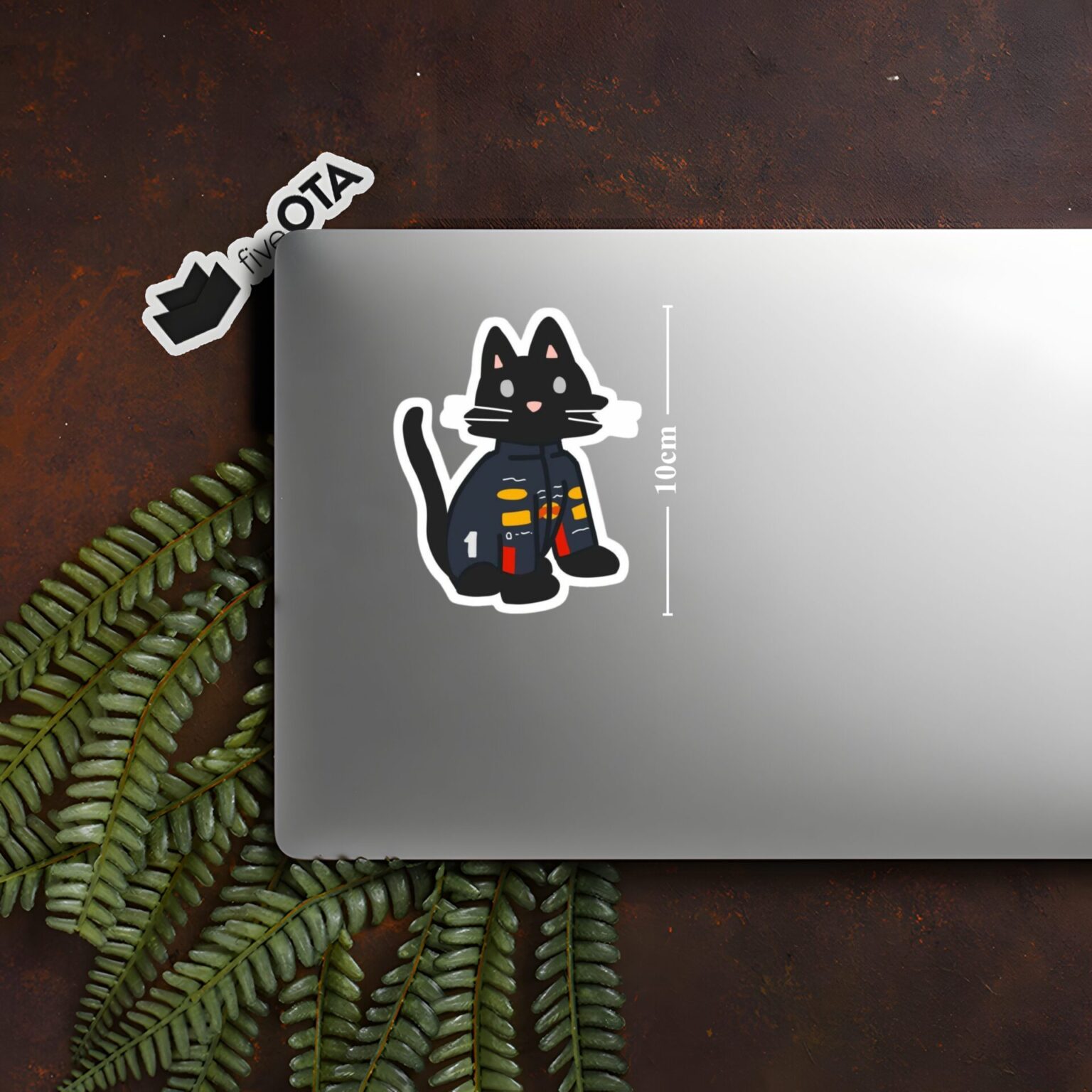 Red Bull Cat Suit Sticker