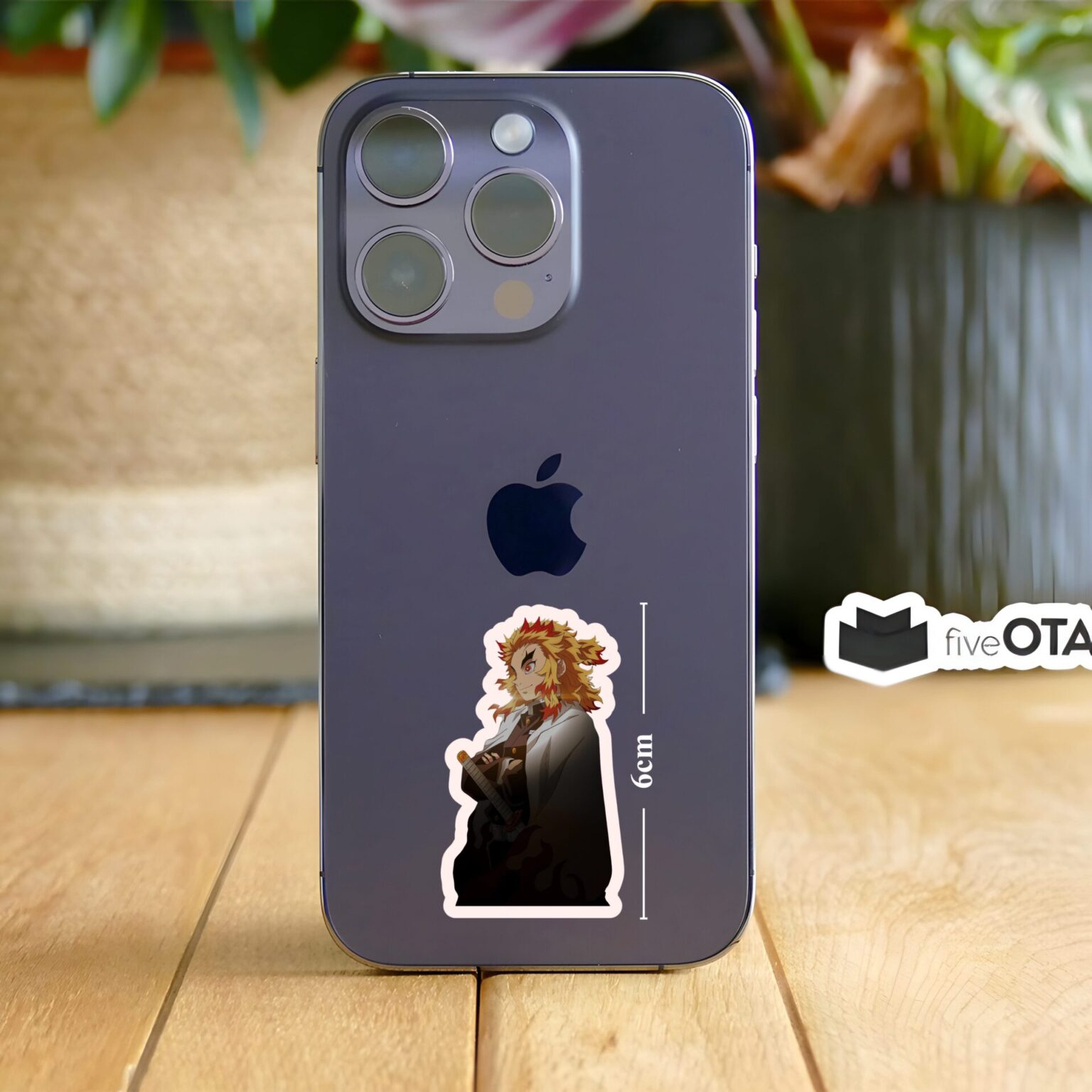 Rengoku - Standing Flame Sticker