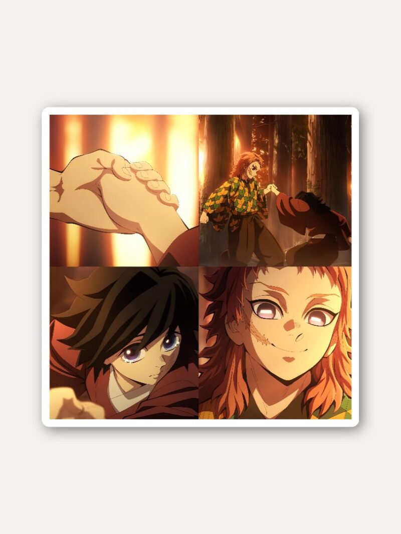 Rengoku x Giyu - Quiet Brotherhood Sticker