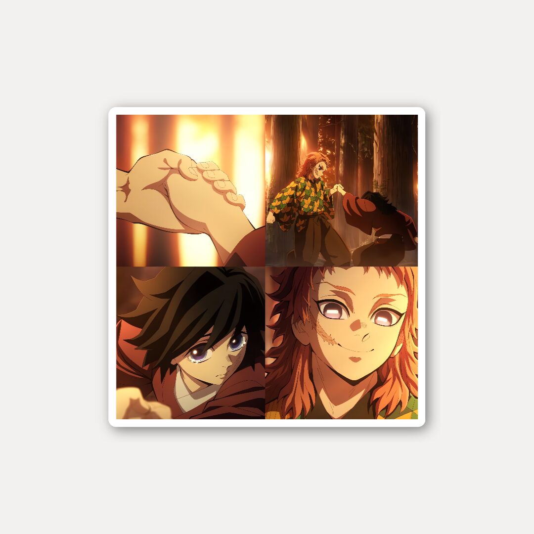 Rengoku x Giyu - Quiet Brotherhood Sticker