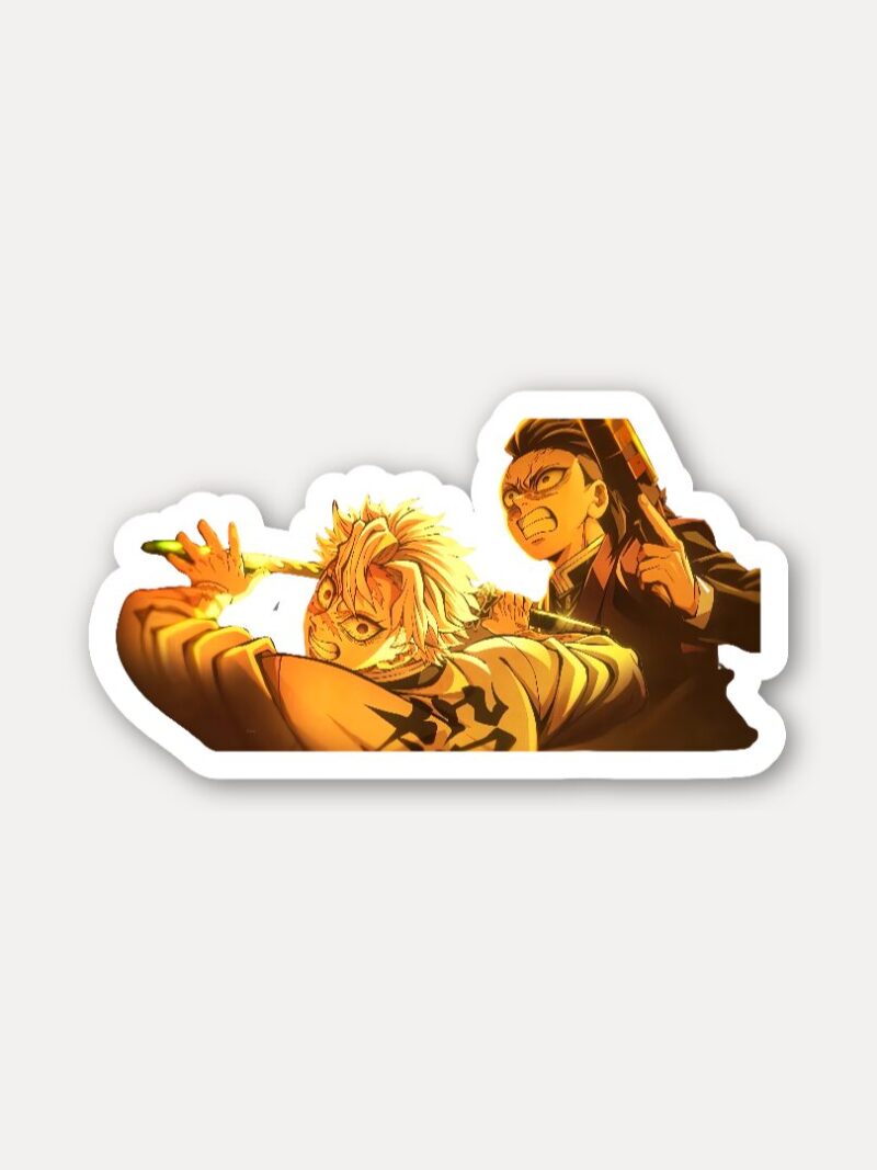 Sanemi and Genya Sticker - Demon Slayer Brothers Moment