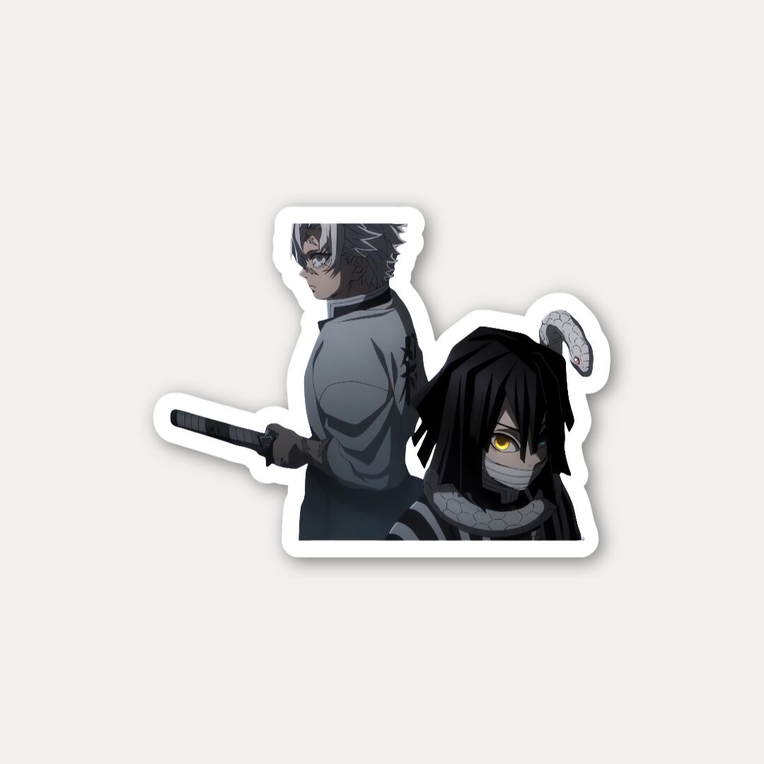 Sanemi and Obanai Sticker - Shadows and Blades