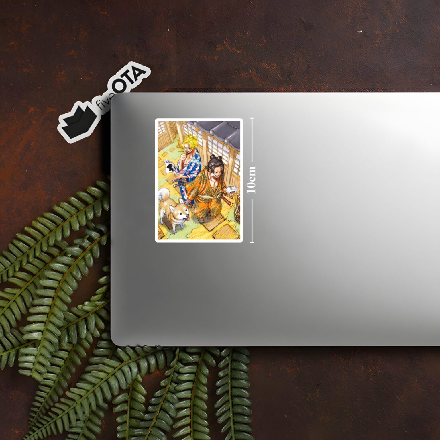 Sanji and Kinemon One Piece Sticker