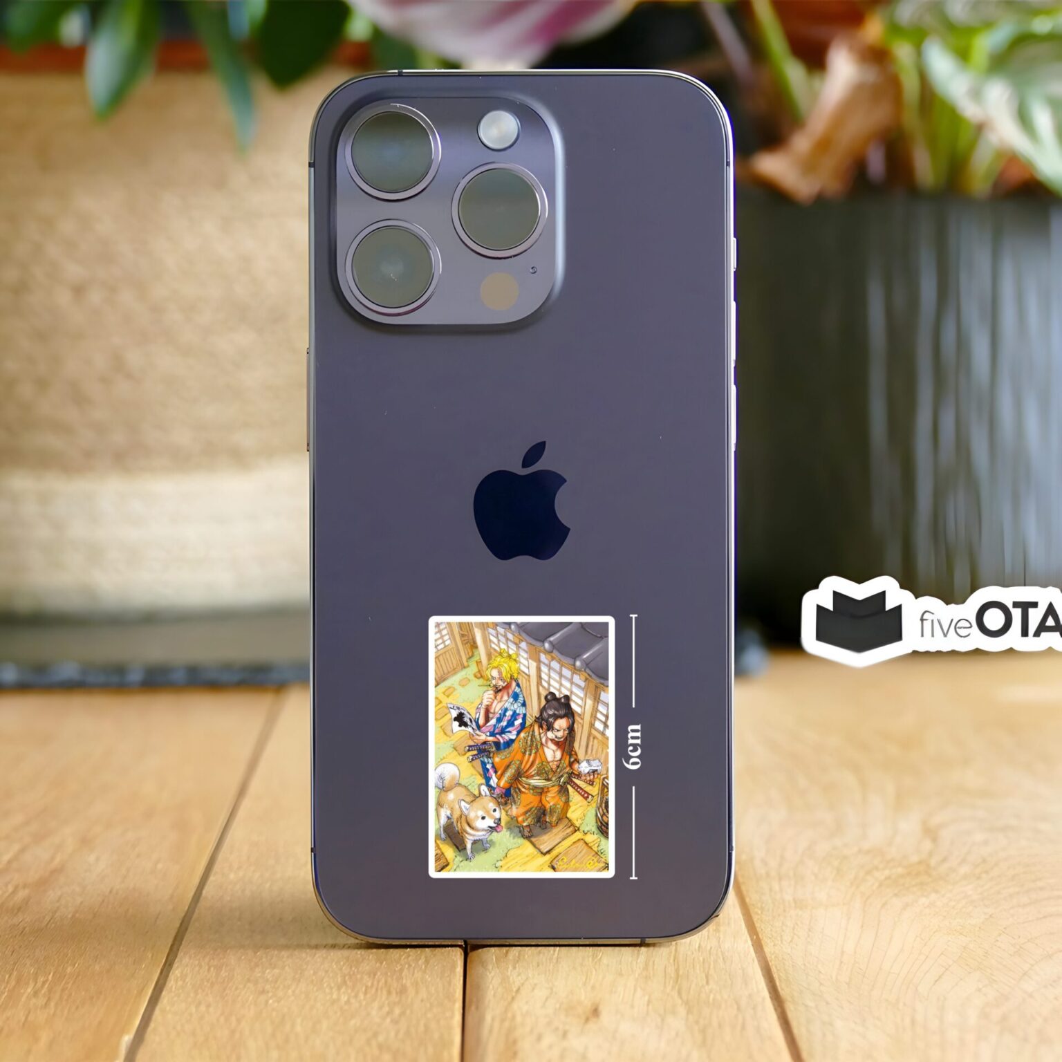 Sanji and Kinemon One Piece Sticker