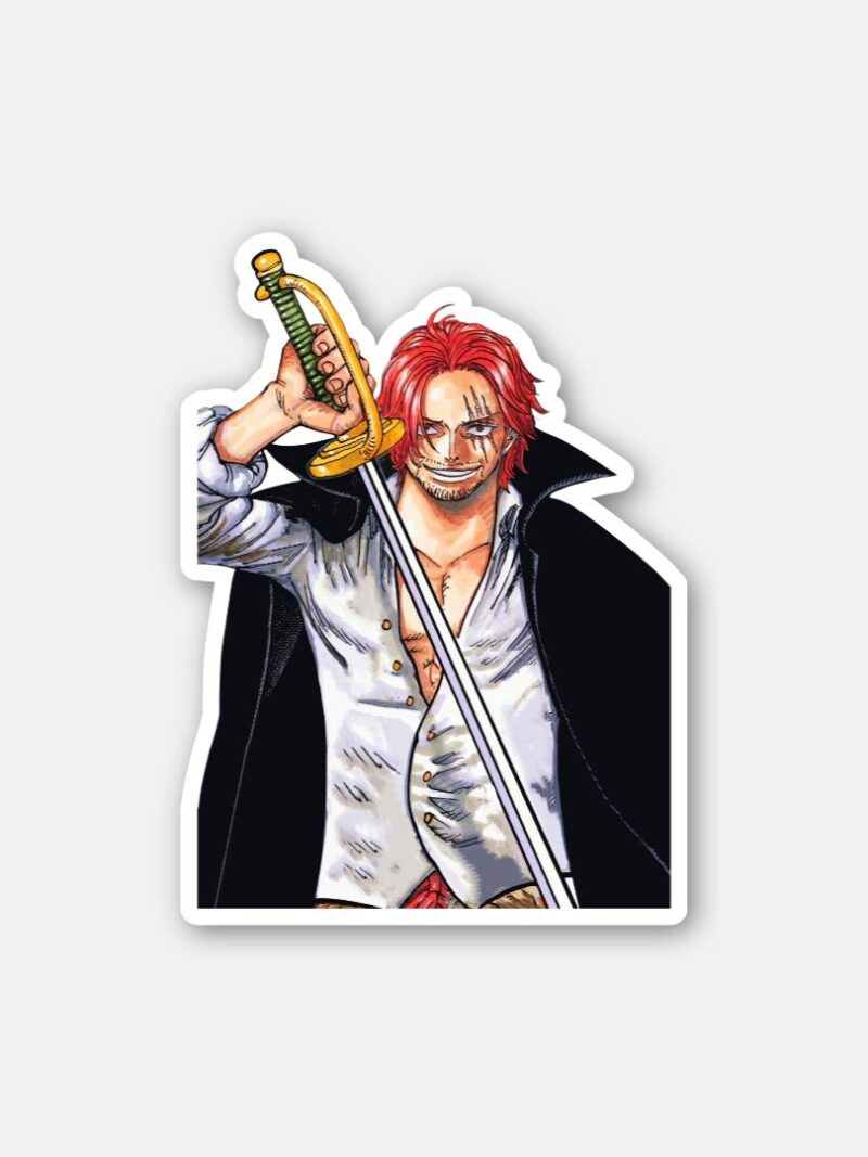 Shanks Sword Pose Sticker One Piece
