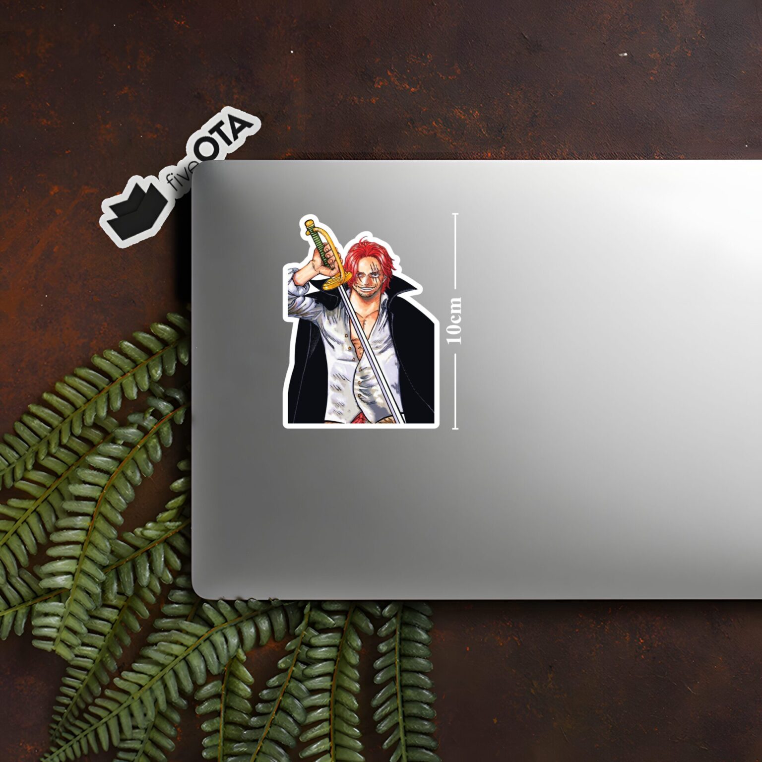 Shanks Sword Pose Sticker One Piece