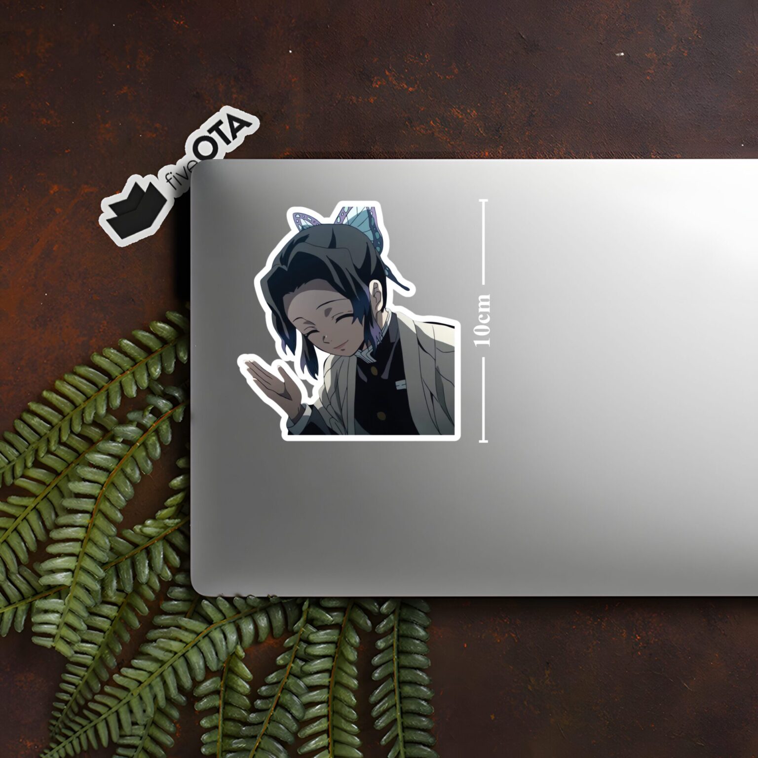 Shinobu Bowing Sticker - Polite with Poison Behind It